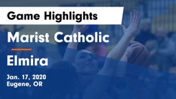 Marist Catholic  vs Elmira  Game Highlights - Jan. 17, 2020