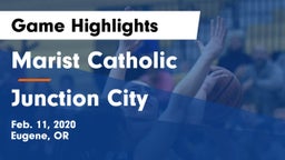 Marist Catholic  vs Junction City Game Highlights - Feb. 11, 2020
