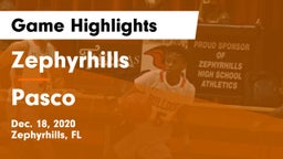 Zephyrhills  vs Pasco  Game Highlights - Dec. 18, 2020