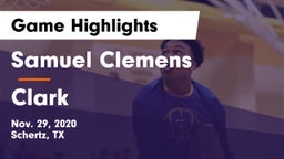 Samuel Clemens  vs Clark  Game Highlights - Nov. 29, 2020