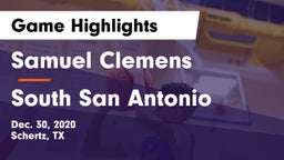 Samuel Clemens  vs South San Antonio  Game Highlights - Dec. 30, 2020