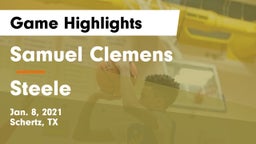 Samuel Clemens  vs Steele  Game Highlights - Jan. 8, 2021