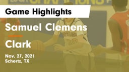 Samuel Clemens  vs Clark  Game Highlights - Nov. 27, 2021