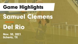Samuel Clemens  vs Del Rio  Game Highlights - Nov. 30, 2021