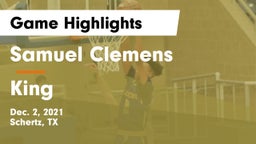 Samuel Clemens  vs King  Game Highlights - Dec. 2, 2021