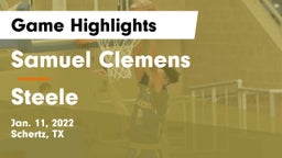 Samuel Clemens  vs Steele  Game Highlights - Jan. 11, 2022