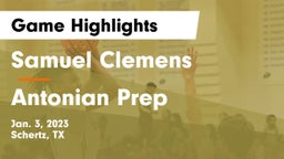 Samuel Clemens  vs Antonian Prep  Game Highlights - Jan. 3, 2023