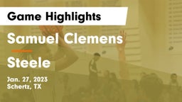 Samuel Clemens  vs Steele  Game Highlights - Jan. 27, 2023