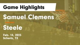 Samuel Clemens  vs Steele  Game Highlights - Feb. 14, 2023