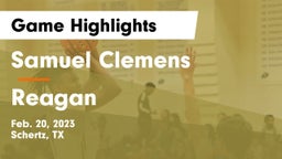 Samuel Clemens  vs Reagan  Game Highlights - Feb. 20, 2023