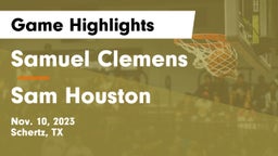 Samuel Clemens  vs Sam Houston  Game Highlights - Nov. 10, 2023