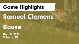 Samuel Clemens  vs Rouse  Game Highlights - Dec. 8, 2023