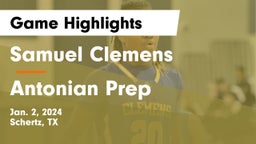 Samuel Clemens  vs Antonian Prep  Game Highlights - Jan. 2, 2024