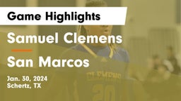 Samuel Clemens  vs San Marcos  Game Highlights - Jan. 30, 2024