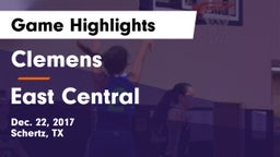 Clemens  vs East Central  Game Highlights - Dec. 22, 2017