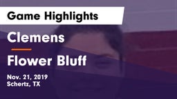 Clemens  vs Flower Bluff Game Highlights - Nov. 21, 2019
