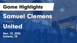 Samuel Clemens  vs United  Game Highlights - Dec. 12, 2023