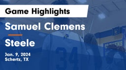 Samuel Clemens  vs Steele  Game Highlights - Jan. 9, 2024