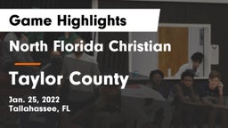 North Florida Christian  vs Taylor County Game Highlights - Jan. 25, 2022