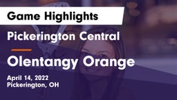 Pickerington Central  vs Olentangy Orange  Game Highlights - April 14, 2022