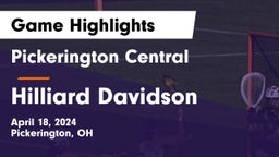 Pickerington Central  vs Hilliard Davidson  Game Highlights - April 18, 2024