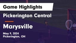 Pickerington Central  vs Marysville  Game Highlights - May 9, 2024