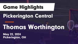 Pickerington Central  vs Thomas Worthington  Game Highlights - May 22, 2024