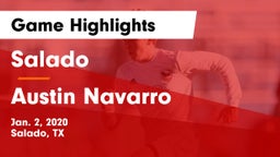 Salado   vs Austin Navarro  Game Highlights - Jan. 2, 2020