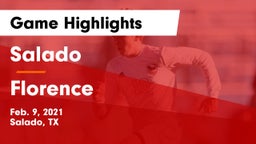 Salado   vs Florence  Game Highlights - Feb. 9, 2021