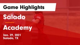 Salado   vs Academy Game Highlights - Jan. 29, 2021