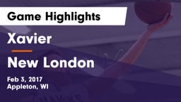 Xavier  vs New London  Game Highlights - Feb 3, 2017