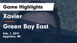 Xavier  vs Green Bay East  Game Highlights - Feb. 1, 2019