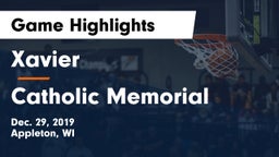 Xavier  vs Catholic Memorial Game Highlights - Dec. 29, 2019