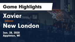 Xavier  vs New London  Game Highlights - Jan. 28, 2020