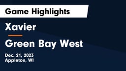 Xavier  vs Green Bay West Game Highlights - Dec. 21, 2023