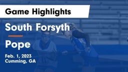South Forsyth  vs Pope  Game Highlights - Feb. 1, 2023