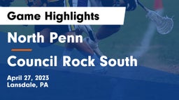 North Penn  vs Council Rock South  Game Highlights - April 27, 2023
