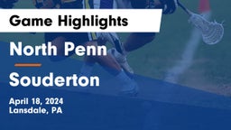 North Penn  vs Souderton  Game Highlights - April 18, 2024