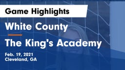White County  vs The King's Academy Game Highlights - Feb. 19, 2021