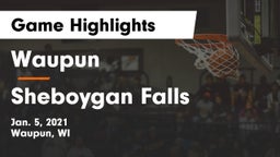 Waupun  vs Sheboygan Falls  Game Highlights - Jan. 5, 2021