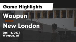 Waupun  vs New London  Game Highlights - Jan. 16, 2023
