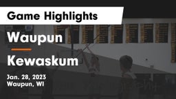 Waupun  vs Kewaskum  Game Highlights - Jan. 28, 2023