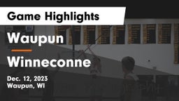 Waupun  vs Winneconne  Game Highlights - Dec. 12, 2023