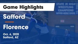 Safford  vs Florence  Game Highlights - Oct. 6, 2020