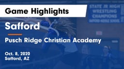 Safford  vs Pusch Ridge Christian Academy  Game Highlights - Oct. 8, 2020