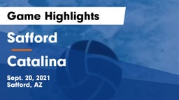 Safford  vs Catalina  Game Highlights - Sept. 20, 2021