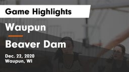 Waupun  vs Beaver Dam  Game Highlights - Dec. 22, 2020
