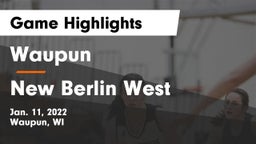 Waupun  vs New Berlin West  Game Highlights - Jan. 11, 2022