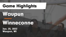 Waupun  vs Winneconne  Game Highlights - Jan. 25, 2022