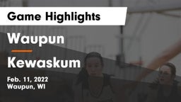 Waupun  vs Kewaskum  Game Highlights - Feb. 11, 2022